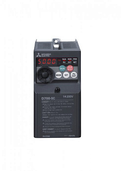 Частотный преобразователь Mitsubishi FR-D720S-008SC-EC 1ф, 220В, 0.1 кВт